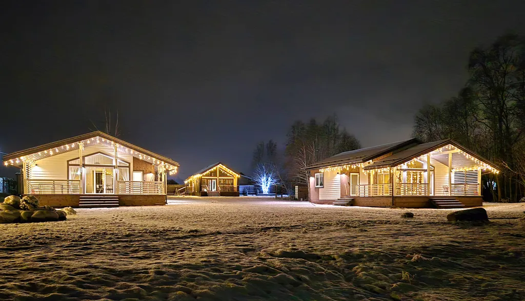 Коттедж Уютнейший дом с роскошным видом на озеро и пляжем.Карелия совсем рядом — Ларионово