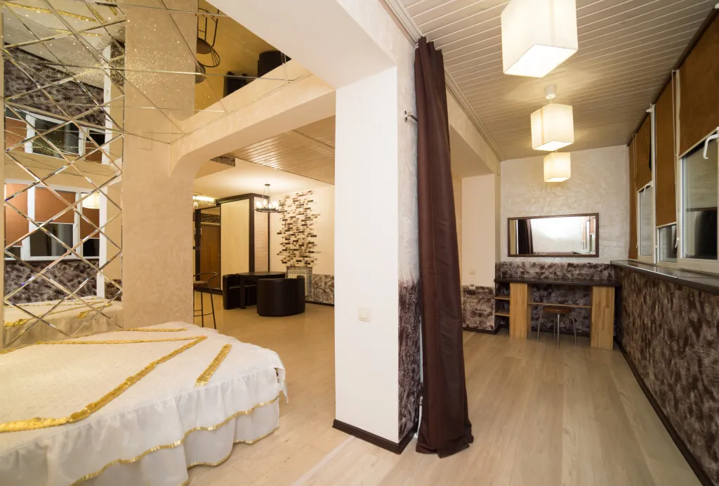 Квартира - студия в стиле vintage с джакузи