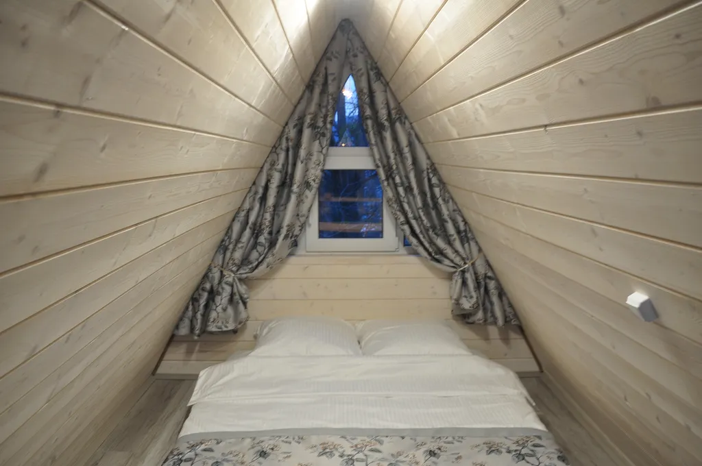 Spa-отдых в гостевом доме в стиле A-frame с отдельным двориком