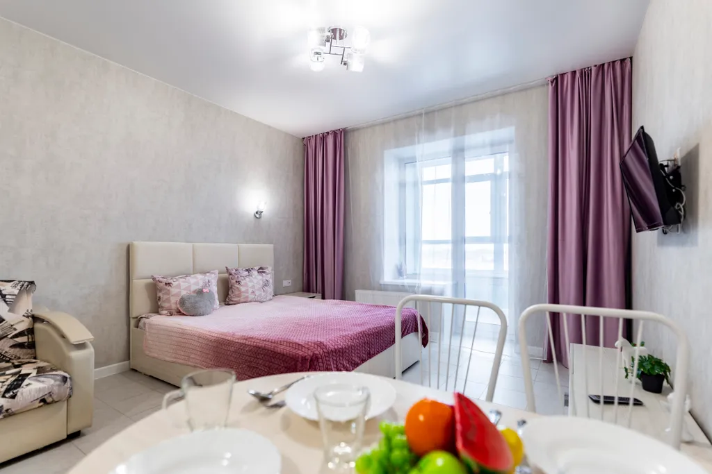 Квартира Просторная студия с отличным видом на город — аренда посуточно в Барнаул