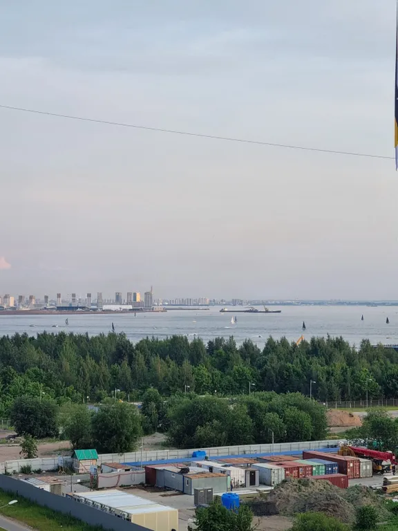 Уютная квартира с видом на парк 300-летия, на лахта-холл, башню газпрома