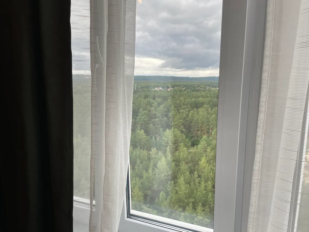 Уютная квартира с видом на лес