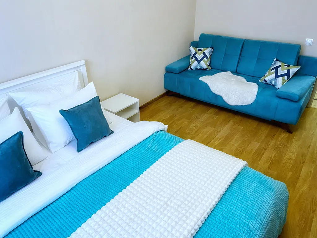 Стильная квартира с видом на стадион Краснодар у парка Галицкого