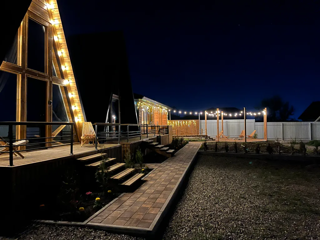 Уютное место для отдыха с красивым видом