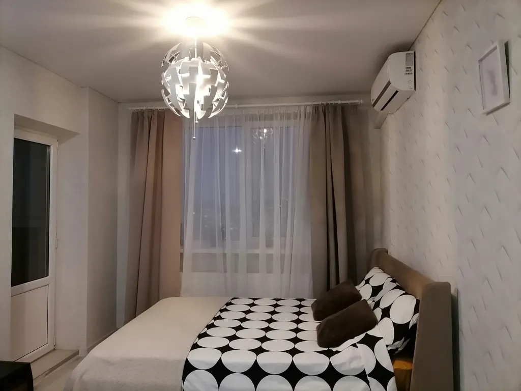 Квартира Квартира Уютная студия в пастельных тонах с панорамным видом на город — Краснодар