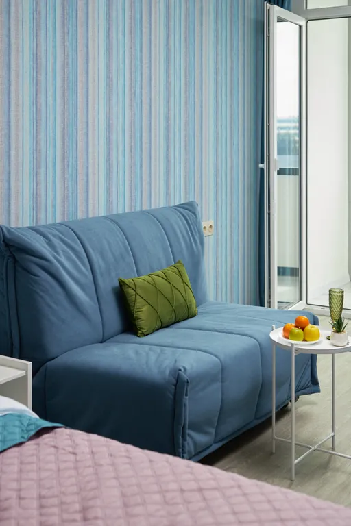 Уютная квартира, балконом, вид на  море