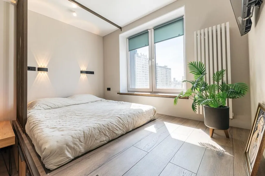 Стильная евродвушка с мини-сауной