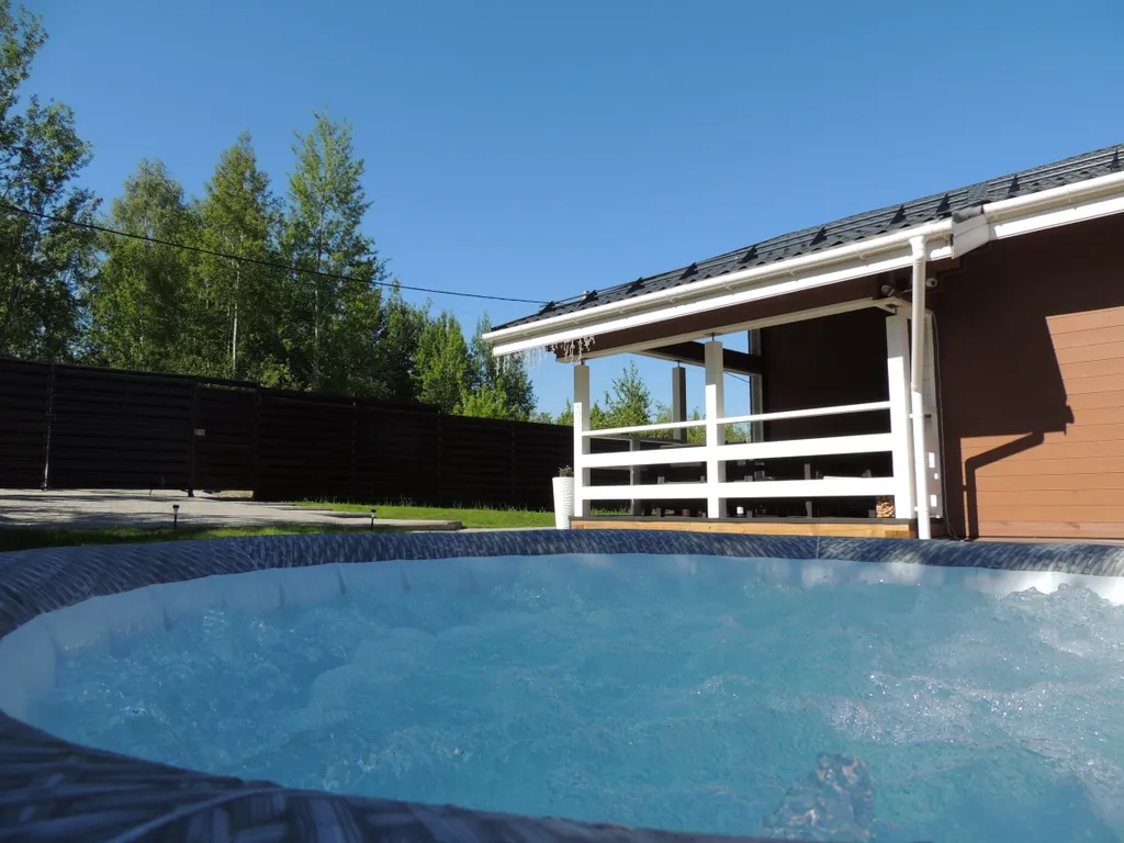 Villavgosti новый дом для отдыха с современным интерьером