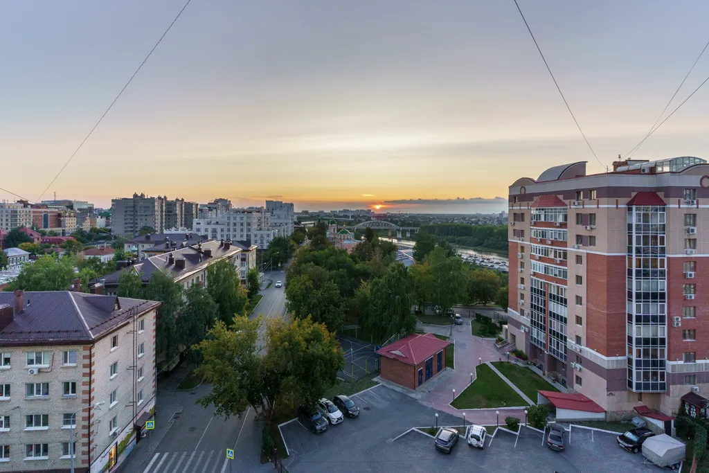 Просторная квартира в центре города с видом на реку