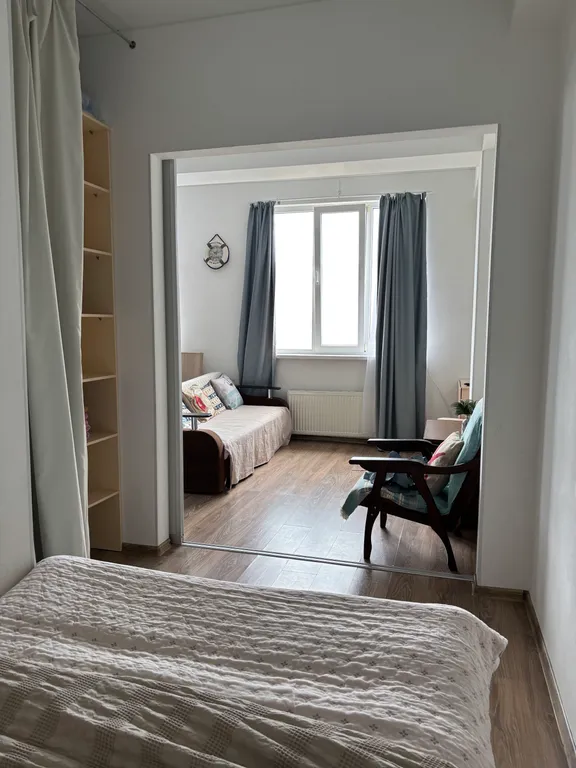 Квартира Квартира Атмосферный апартамент в морском стиле с видом на море в 300м до пляжа — Сириус