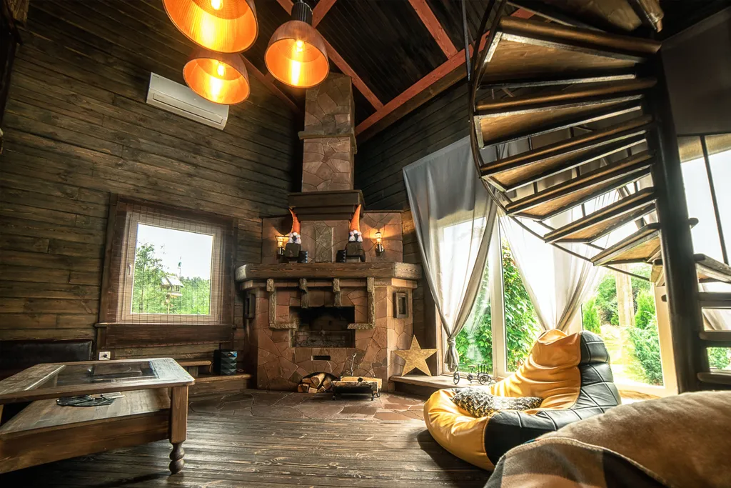 Рыжий кот - Деревянный Дом (WoodHouse)