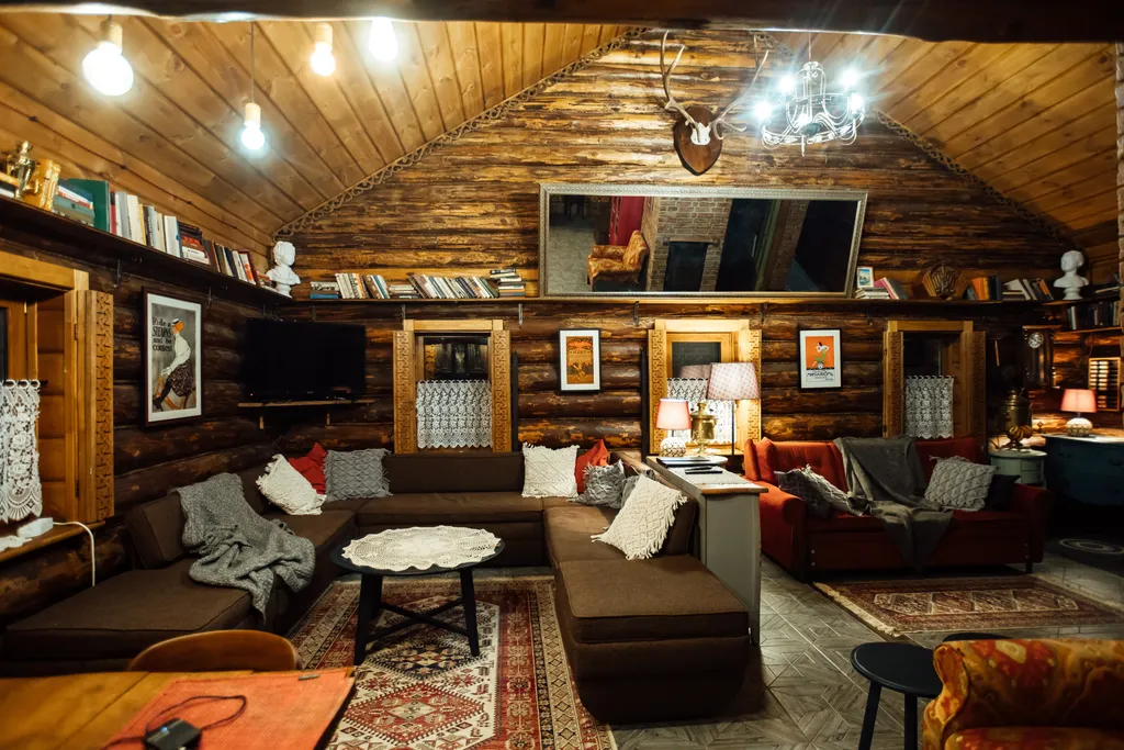 Деревенская изба с городским комфортом