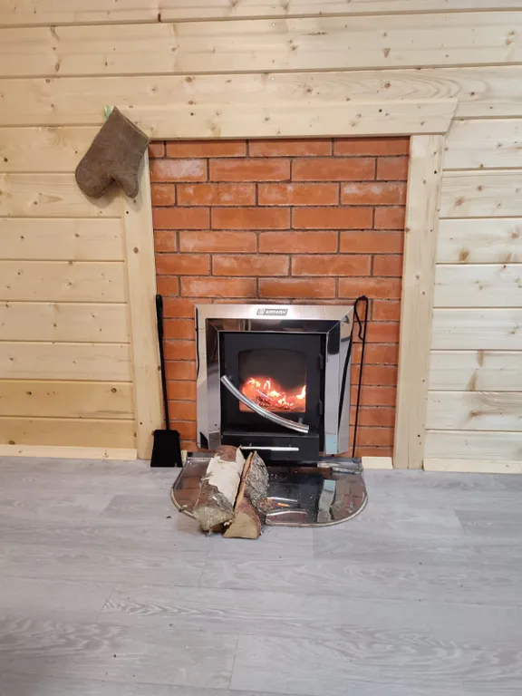 Уютный домик с террасой и сауной