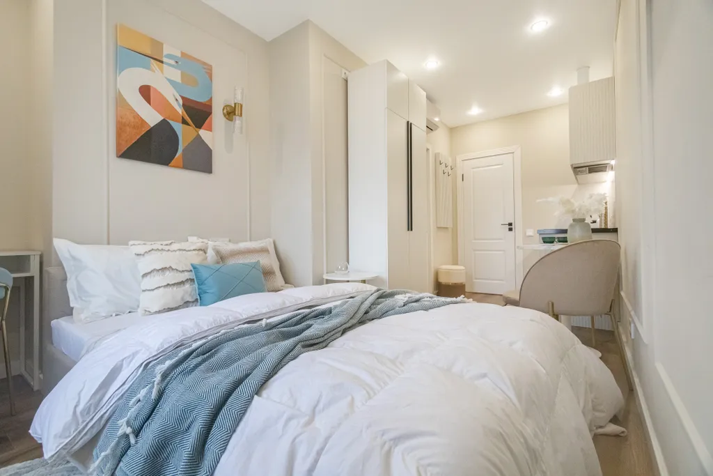 Квартира Квартира Новая студия рядом с пoликлиникoй Управления дeлами Прeзидeнта — Новоивановское