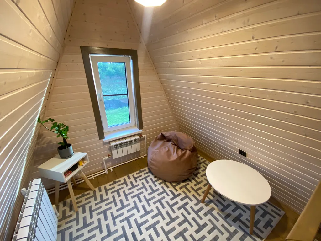 A-frame на берегу Волги