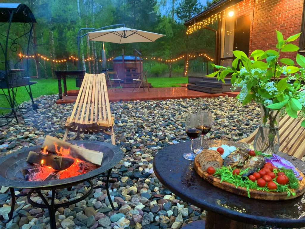 Дом с русской баней и горячей купелью