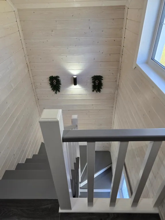 Двухэтажный дом с жаркой сауной у Ладожского озера