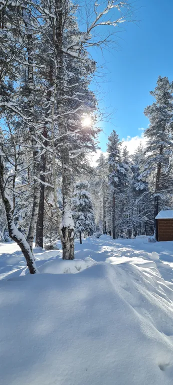 Коттедж для всей компании с видом на горы