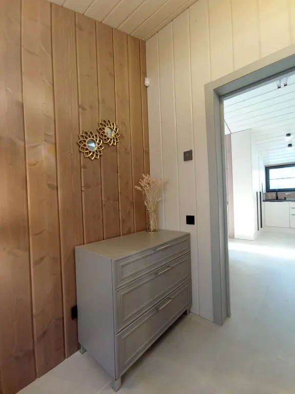 Панорамный дом с видом на лес и банным чаном