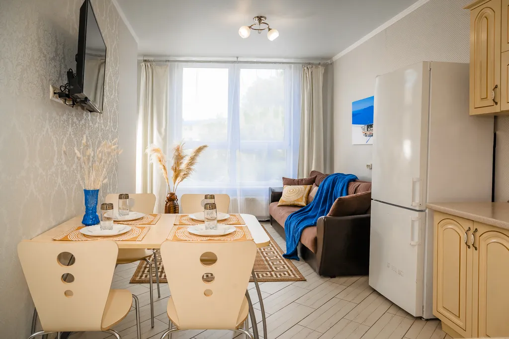 Квартира Квартира Просторная евродвушка — Анапа