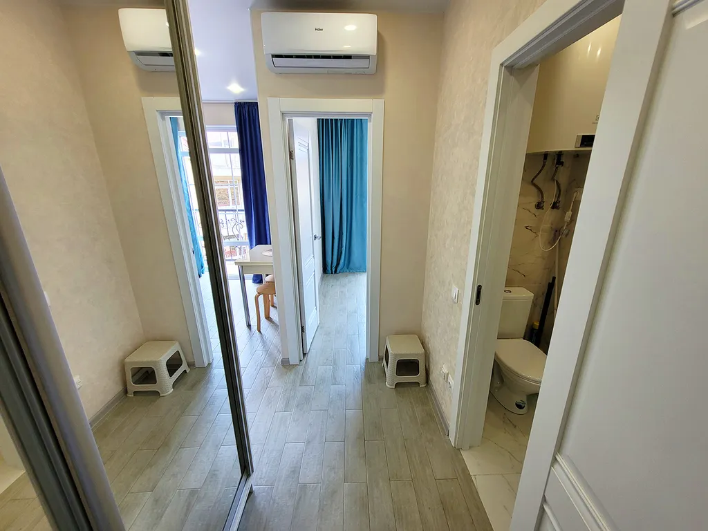 Квартира с видом и балконом