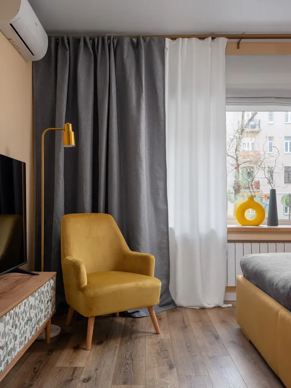 Квартира Квартира Стильная евродвушка в Пресненском районе у метро Белорусская — Москва