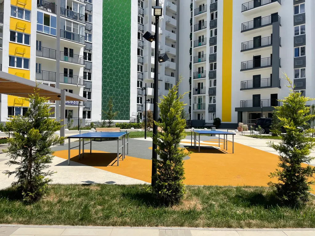 Квартира морент с яркими акцентами в ЖК Фрукты