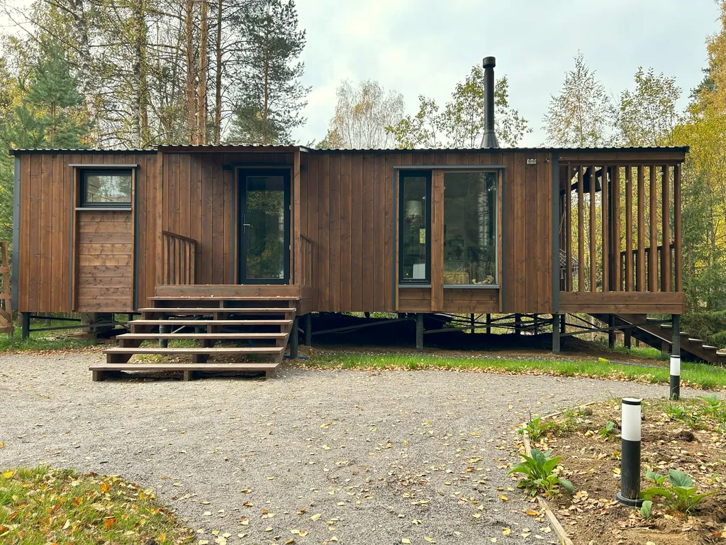 Коттедж Коттедж у озера с камином Сосновый Дом — Орехово