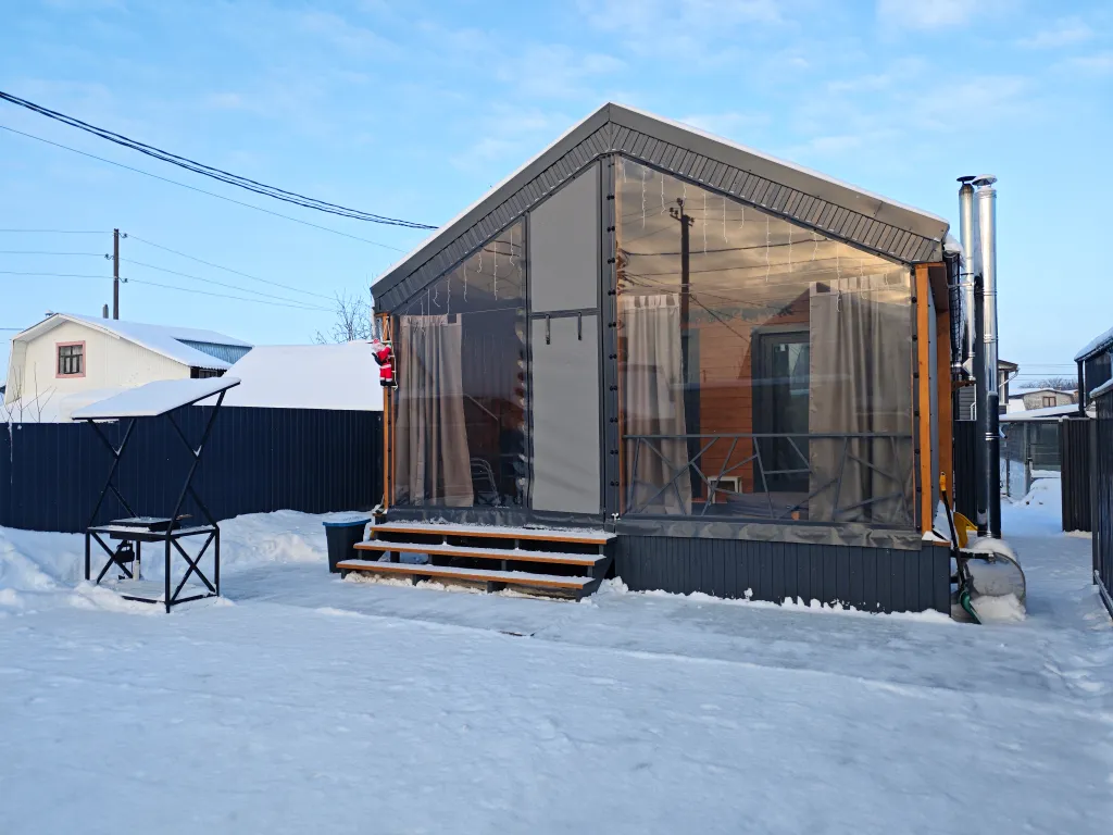 Дом 45m2 — чан, кухня, Wi-Fi