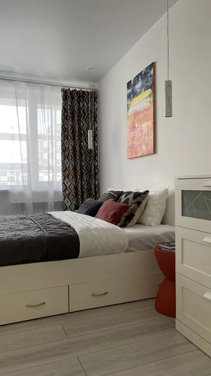 Светлая квартира рядом с парком (бесконтактный заезд)