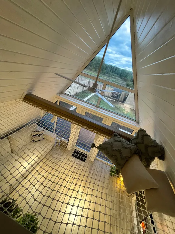 Коттедж Уютный треугольный дом с банным чаном на берегу Клязьмы — Павловский Посад