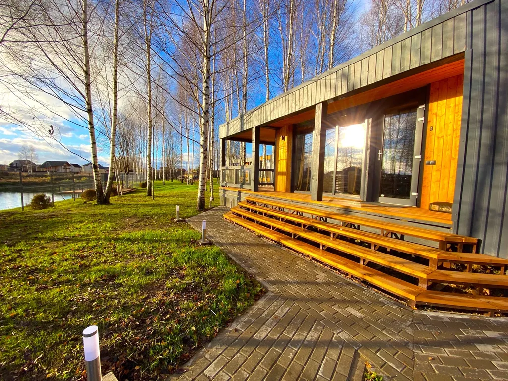 Коттедж Дом Благодать у пруда с панорамными окнами — аренда посуточно в Переславль-Залесский