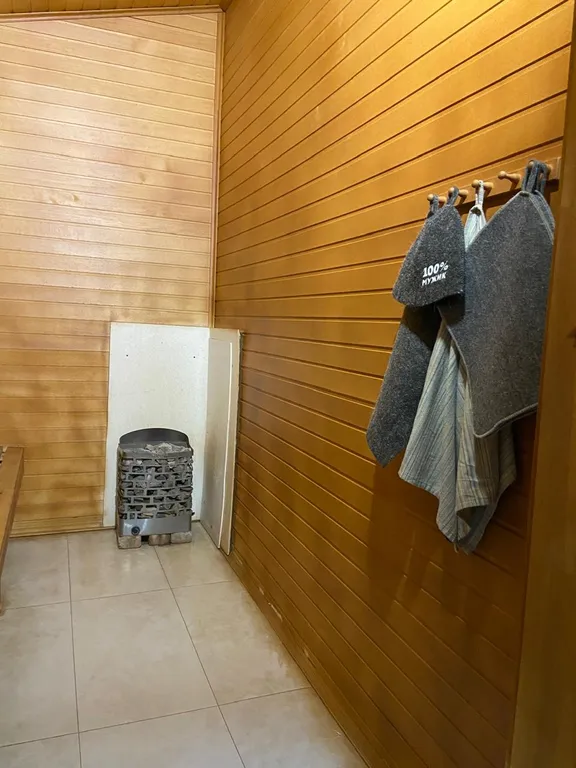 Дом с бассейном и сауной у пруда