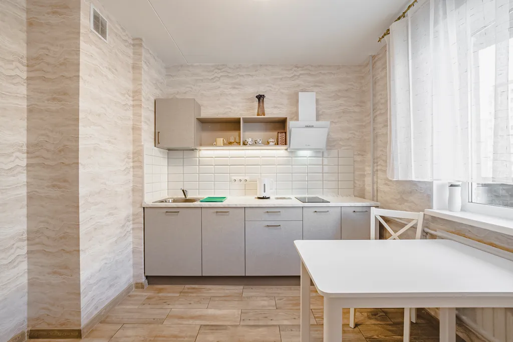 Квартира Светлая просторная квартира с большой кухней у метро — Санкт-Петербург