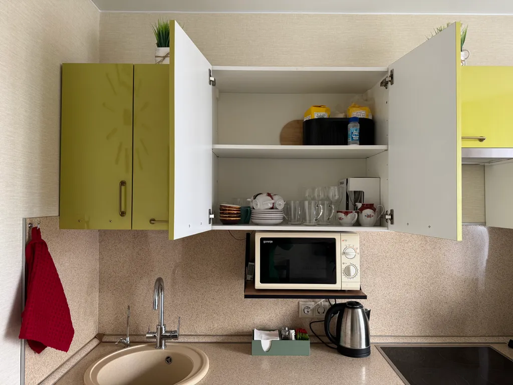 Семейная ретро квартира с видом на лес