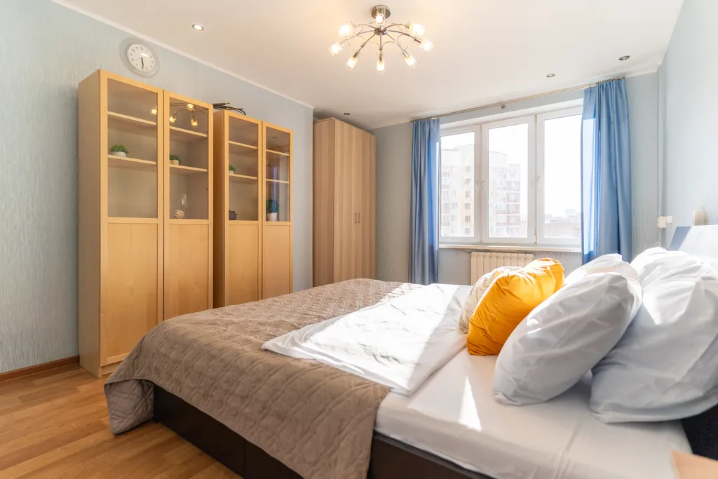 3-комнатная квартира для 5 гостей с балконом