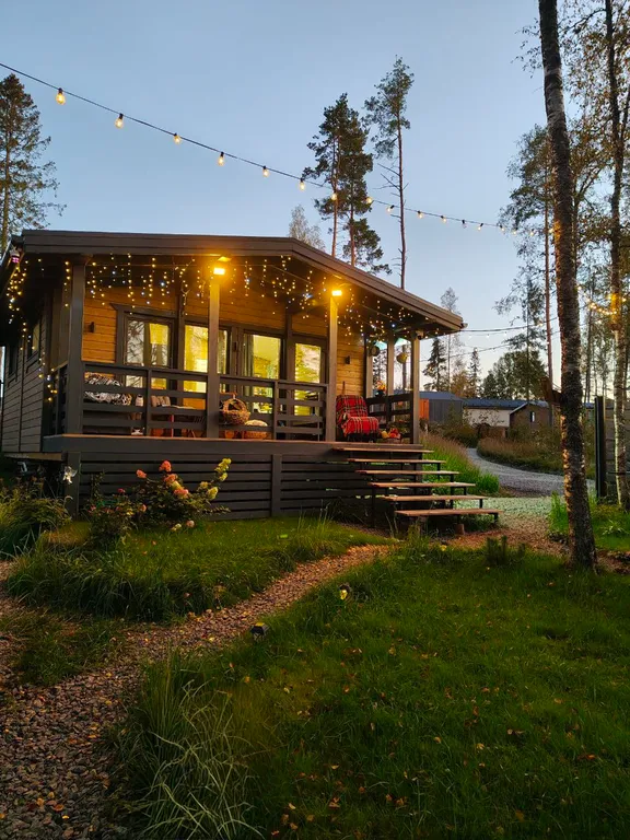 Коттедж Уютное место-домик с русской баней на дровах — аренда посуточно в Новожилово