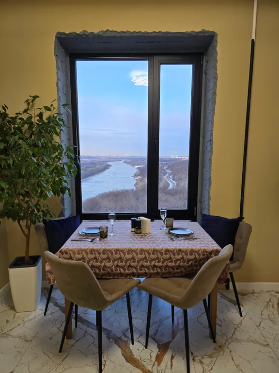 Квартира с шикарным видом на реку и лес