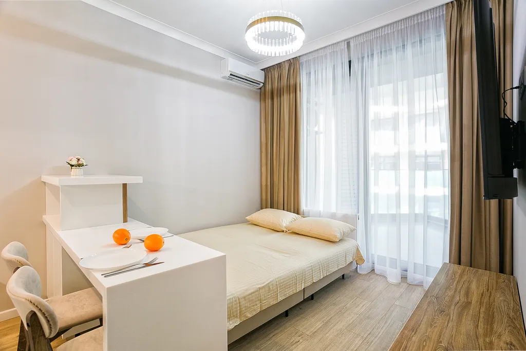 Квартира с двумя террасами с видом на море свой пляж и бассейн