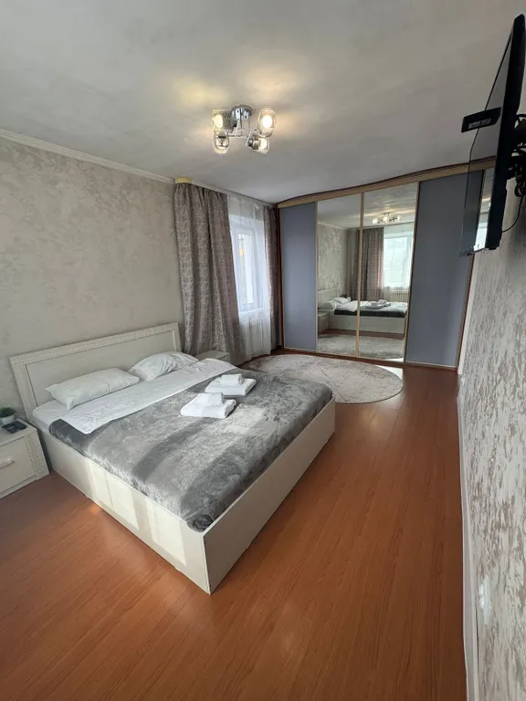 Уютная однокомнатная квартира с шикарным видом на вулкан и озеро