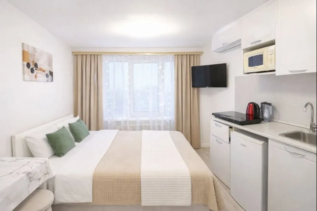 Уютная, светлая квартира-студия со всеми удобствами