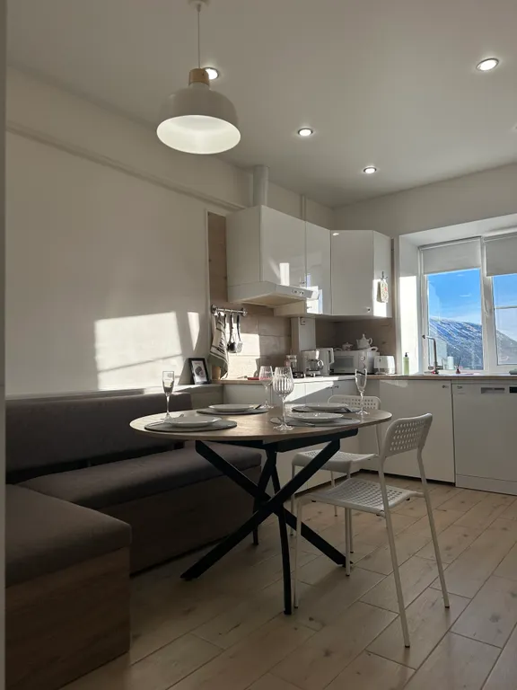 Двухкомнатная квартира с двумя санузлами и шикарным видом из окна — аренда посуточно в Кировск