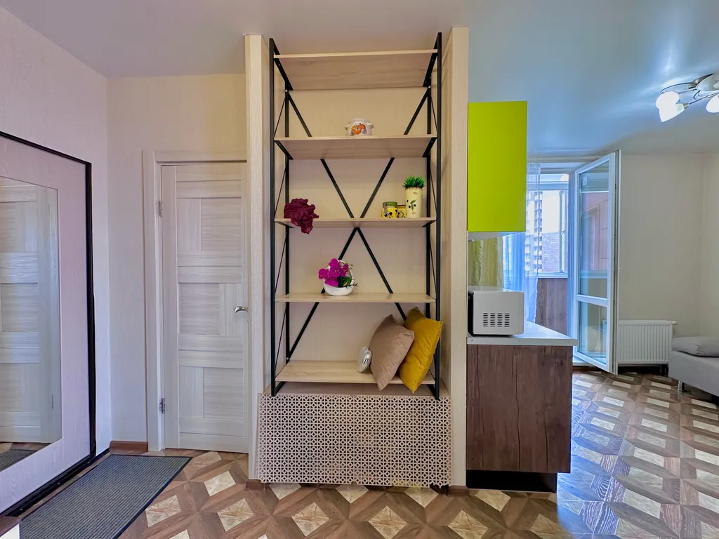 Светлая 1-комнатная квартира