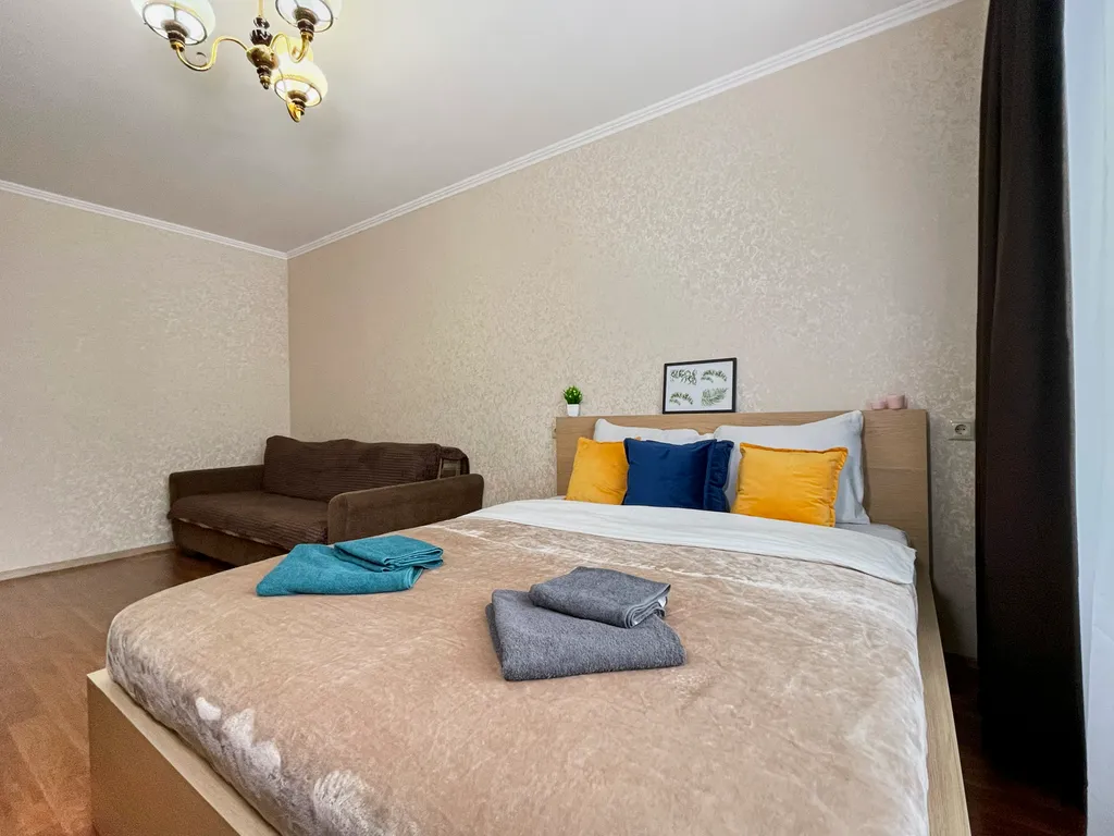 1-комнатная квартира для 1-4 гостей, с большой лоджией