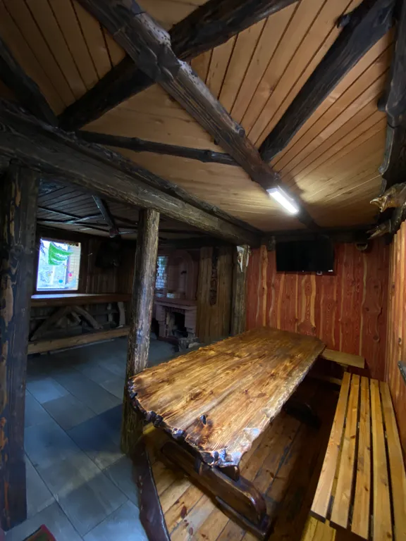 Уютный деревенский домик с русской баней возле берега озера