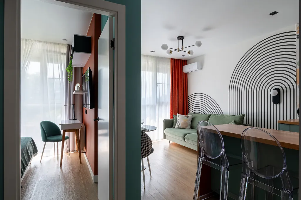 Квартира Дизайнерская квартира Real Apartments с одной спальней — Сочи
