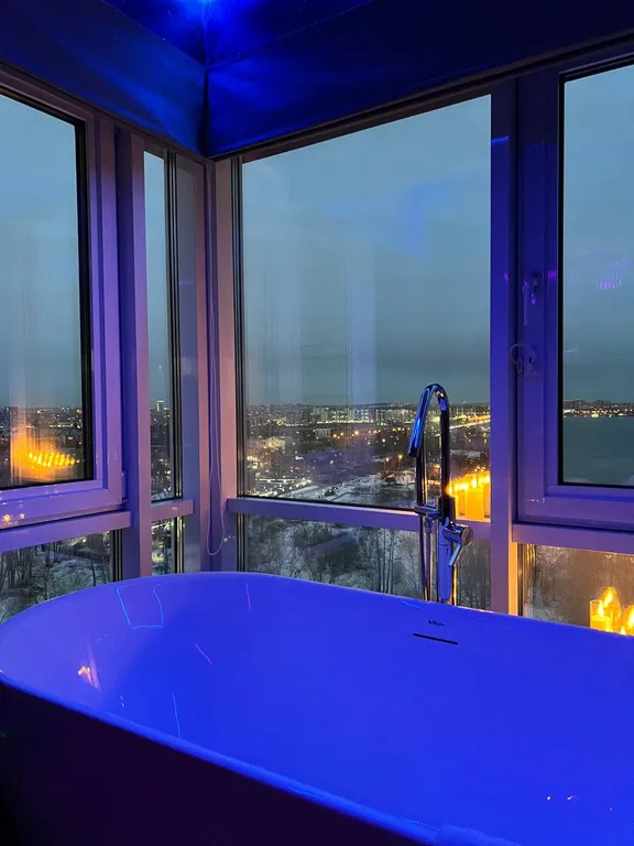 Видовая квартира с панорамой на город и Ангару