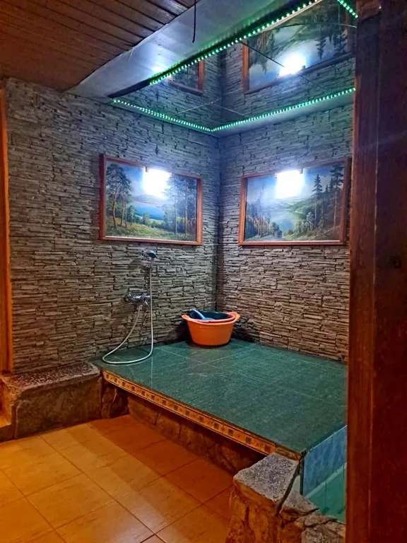 Дом Благодать в черте города с камином и баней на дровах