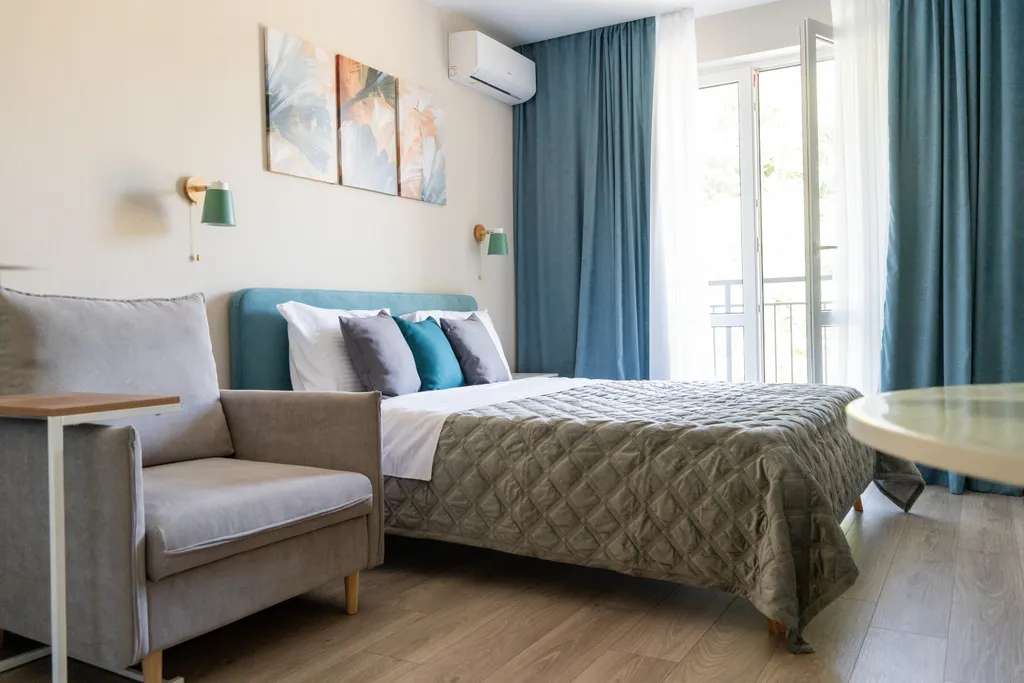 Квартира Патио с видом на горы от УК Атмосфера