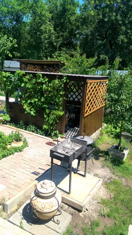 Дом с бассейном, чаном и баней для большой семьи